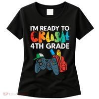Ready To Crush 4th Grade Fourth Video Gamer First Day Boy Women's T-Shirt thumb 0