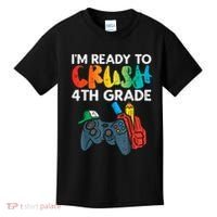 Ready To Crush 4th Grade Fourth Video Gamer First Day Boy Kids T-Shirt thumb 0