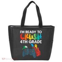 Ready To Crush 4th Grade Fourth Video Gamer First Day Boy Tote Bag thumb 0
