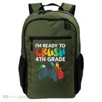 Ready To Crush 4th Grade Fourth Video Gamer First Day Boy Backpack thumb 0