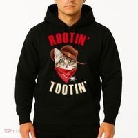 Rootin' Tootin' Cowboy Cat Meme Hoodie thumb 2