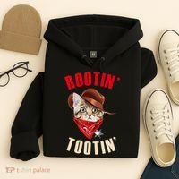Rootin' Tootin' Cowboy Cat Meme Hoodie thumb 4