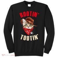 Rootin' Tootin' Cowboy Cat Meme Sweatshirt thumb 0