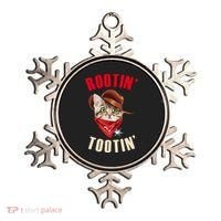 Rootin' Tootin' Cowboy Cat Meme Ornament thumb 0