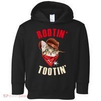 Rootin' Tootin' Cowboy Cat Meme Toddler Hoodie thumb 0