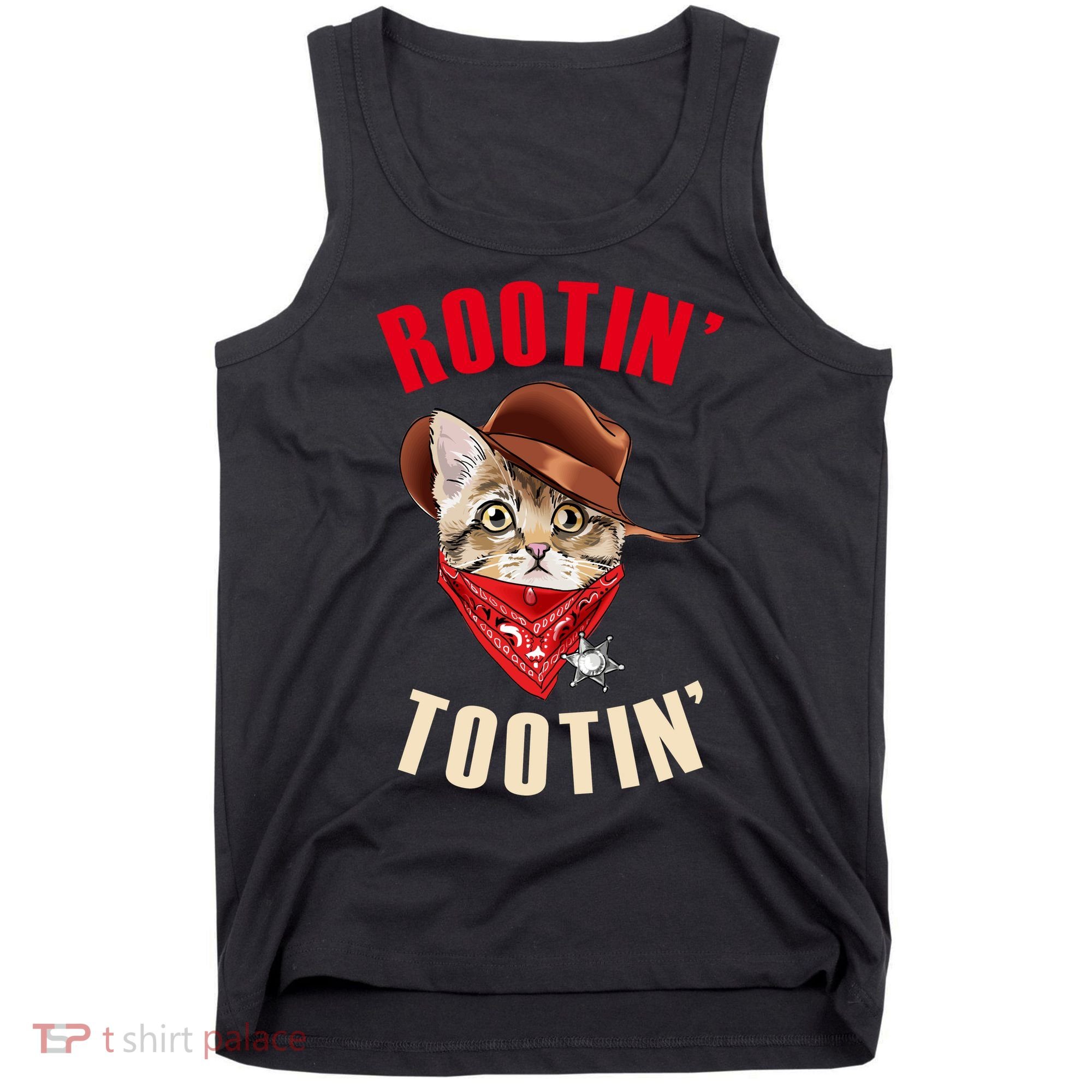 Rootin' Tootin' Cowboy Cat Meme Tank Top