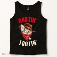 Rootin' Tootin' Cowboy Cat Meme Tank Top thumb 2