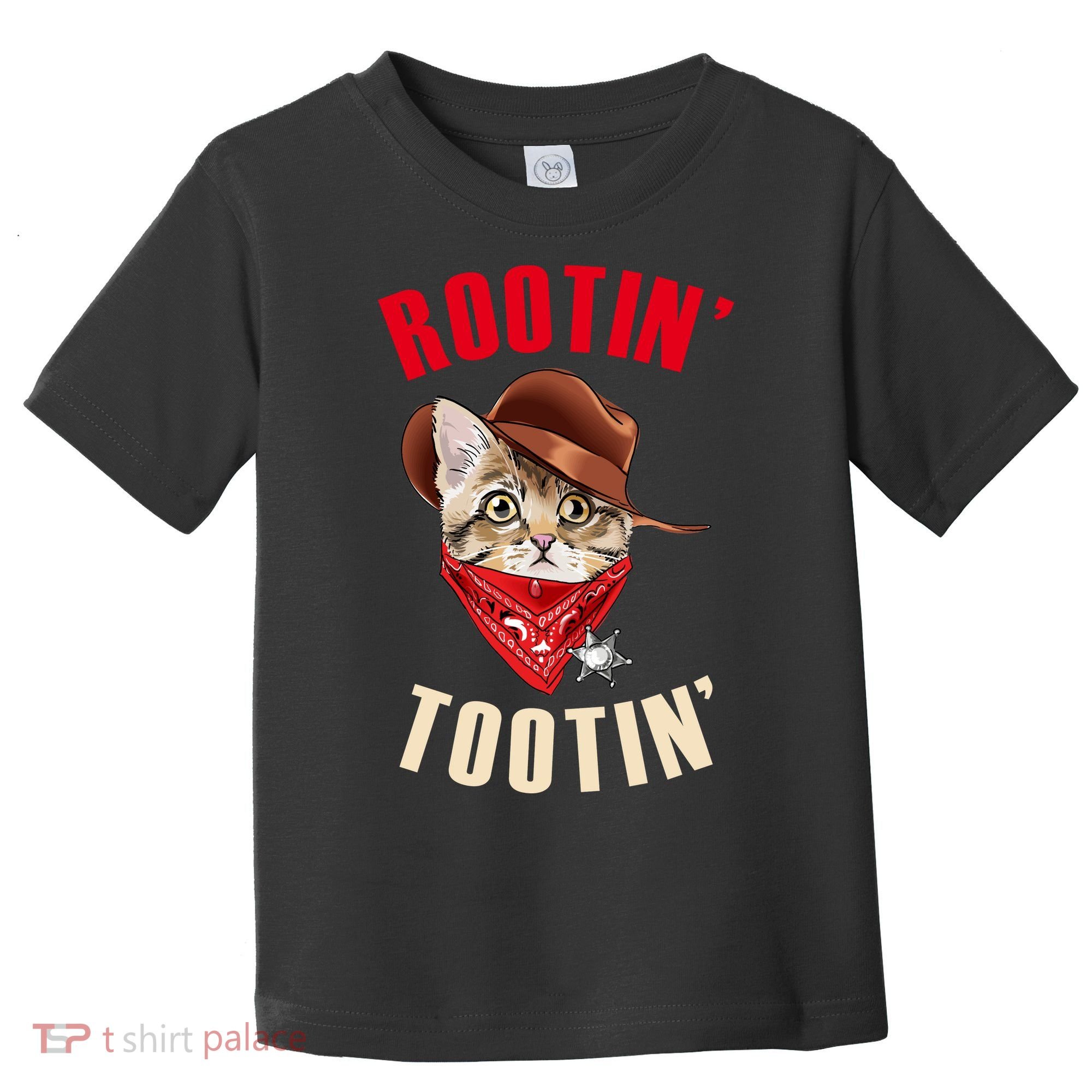 Rootin' Tootin' Cowboy Cat Meme Toddler T-Shirt