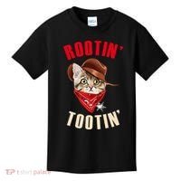 Rootin' Tootin' Cowboy Cat Meme Kids T-Shirt thumb 0
