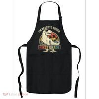Ready To Crush First Grade 1st Day Of School Dinosaur Apron thumb 0