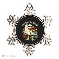Ready To Crush First Grade 1st Day Of School Dinosaur Ornament thumb 0