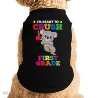 Ready To Crush 1St Grade Koala Bear Funny Back To School Gift Doggie Tank thumb 0