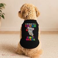 Ready To Crush 1St Grade Koala Bear Funny Back To School Gift Doggie Tank thumb 2