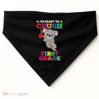 Ready To Crush 1St Grade Koala Bear Funny Back To School Gift USA-Made Doggie Bandana thumb 0