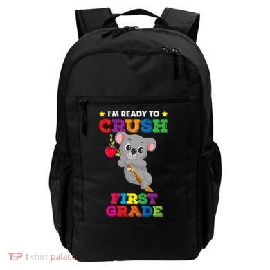 Ready To Crush 1St Grade Koala Bear Funny Back To School Gift Backpack