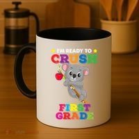 Ready To Crush 1St Grade Koala Bear Funny Back To School Gift Coffee Mug thumb 4