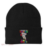 Ready To Crush 1St Grade Koala Bear Funny Back To School Gift Beanie thumb 0