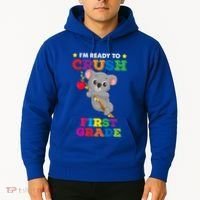 Ready To Crush 1St Grade Koala Bear Funny Back To School Gift Hoodie thumb 2