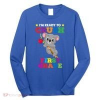 Ready To Crush 1St Grade Koala Bear Funny Back To School Gift Long Sleeve Shirt thumb 0