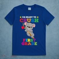 Ready To Crush 1St Grade Koala Bear Funny Back To School Gift T-Shirt thumb 5