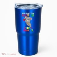 Ready To Crush 1St Grade Koala Bear Funny Back To School Gift Tumbler thumb 0