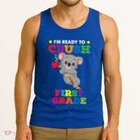 Ready To Crush 1St Grade Koala Bear Funny Back To School Gift Tank Top thumb 3