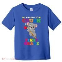 Ready To Crush 1St Grade Koala Bear Funny Back To School Gift Toddler T-Shirt thumb 0