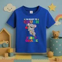 Ready To Crush 1St Grade Koala Bear Funny Back To School Gift Toddler T-Shirt thumb 3