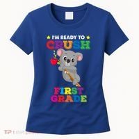Ready To Crush 1St Grade Koala Bear Funny Back To School Gift Women's T-Shirt thumb 0
