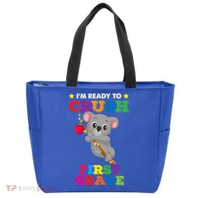 Ready To Crush 1St Grade Koala Bear Funny Back To School Gift Tote Bag