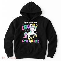 Ready To Crush 5th Grade Unicorn Back To School First Day Hoodie thumb 0