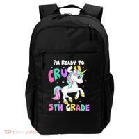 Ready To Crush 5th Grade Unicorn Back To School First Day Backpack thumb 0