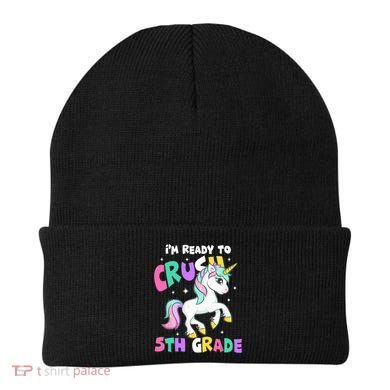 Ready To Crush 5th Grade Unicorn Back To School First Day Beanie
