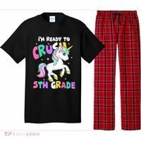 Ready To Crush 5th Grade Unicorn Back To School First Day Pajama Set thumb 0