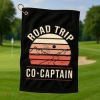Road Trip Co Captain Road Trip Golf Towel thumb 1