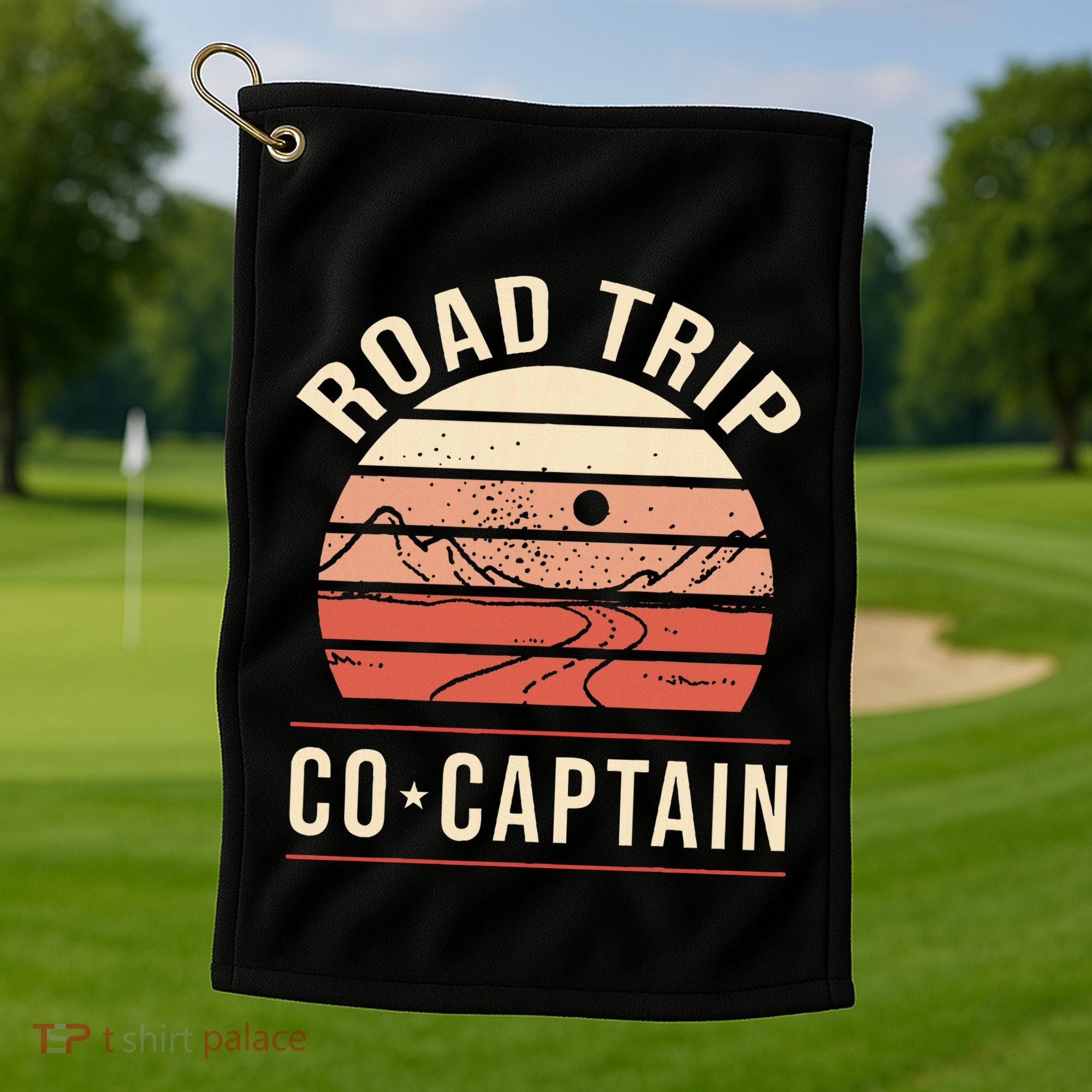 Road Trip Co Captain Road Trip Golf Towel