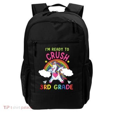 Ready To Crush 3Rd Grade Dabbing Unicorn Back To School Gift Backpack