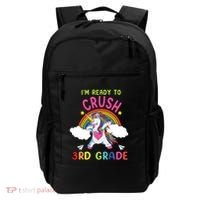 Ready To Crush 3Rd Grade Dabbing Unicorn Back To School Gift Backpack thumb 0