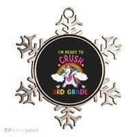 Ready To Crush 3Rd Grade Dabbing Unicorn Back To School Gift Ornament thumb 0
