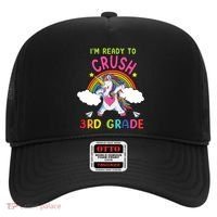 Ready To Crush 3Rd Grade Dabbing Unicorn Back To School Gift Hat thumb 0