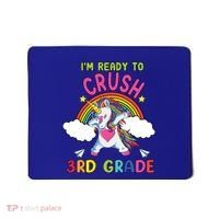 Ready To Crush 3Rd Grade Dabbing Unicorn Back To School Gift Mousepad thumb 0