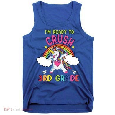 Ready To Crush 3Rd Grade Dabbing Unicorn Back To School Gift Tank Top