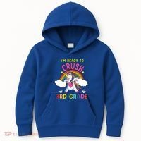 Ready To Crush 3Rd Grade Dabbing Unicorn Back To School Gift Kids Hoodie thumb 0