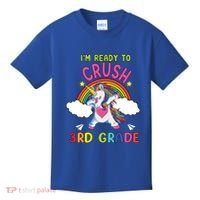 Ready To Crush 3Rd Grade Dabbing Unicorn Back To School Gift Kids T-Shirt thumb 0