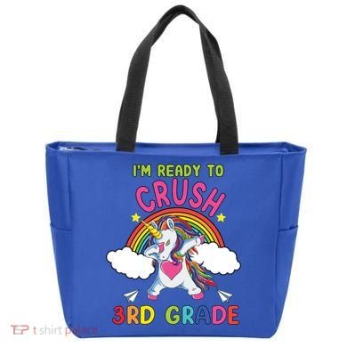 Ready To Crush 3Rd Grade Dabbing Unicorn Back To School Gift Tote Bag