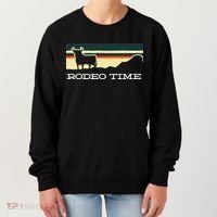 Rodeo Time Cowboy Wild West Cow Horseman Ranch Lasso Boots Women's Sweatshirt thumb 0