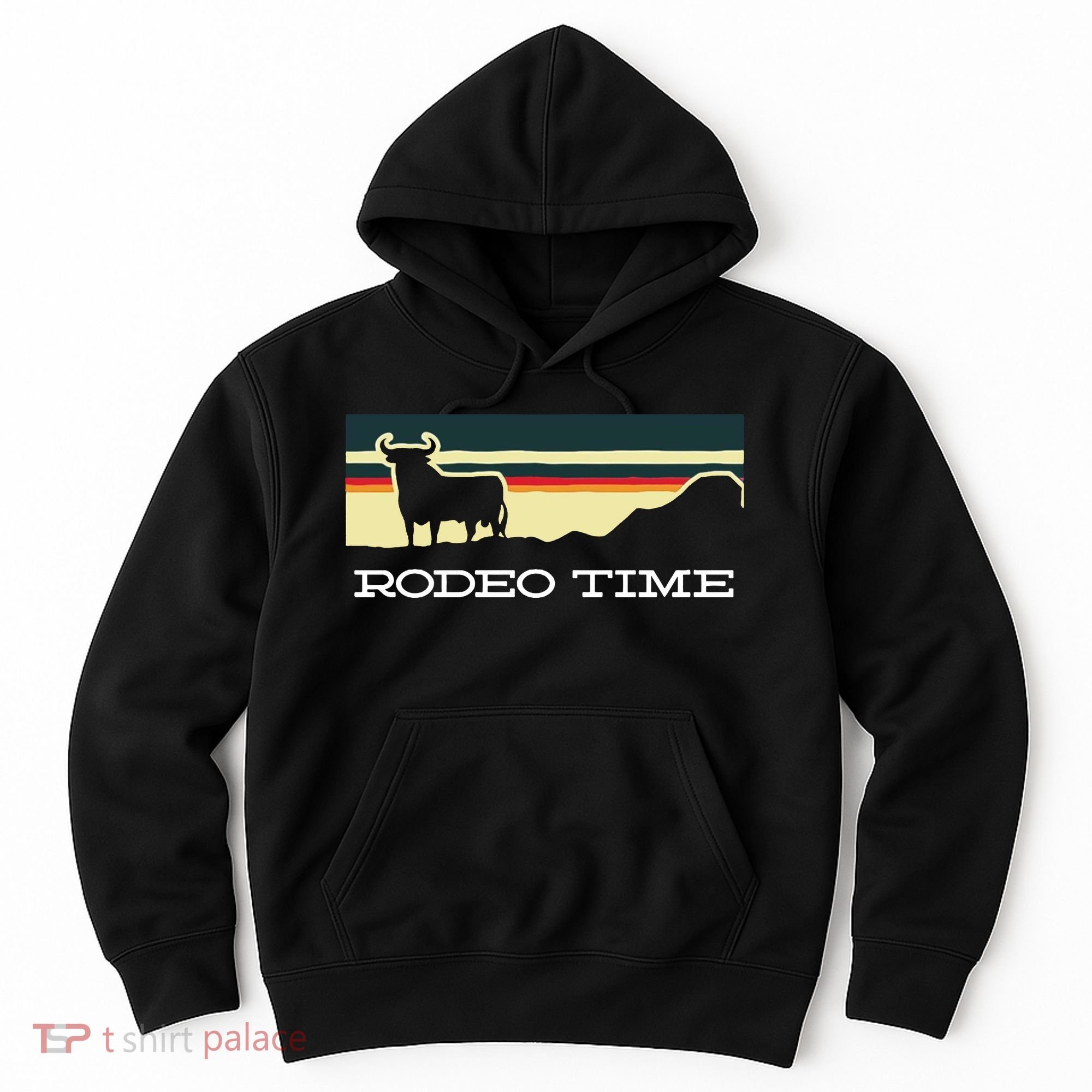 Rodeo Time Cowboy Wild West Cow Horseman Ranch Lasso Boots Hoodie