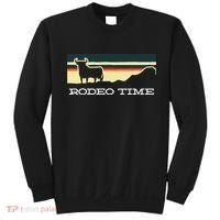 Rodeo Time Cowboy Wild West Cow Horseman Ranch Lasso Boots Sweatshirt thumb 0