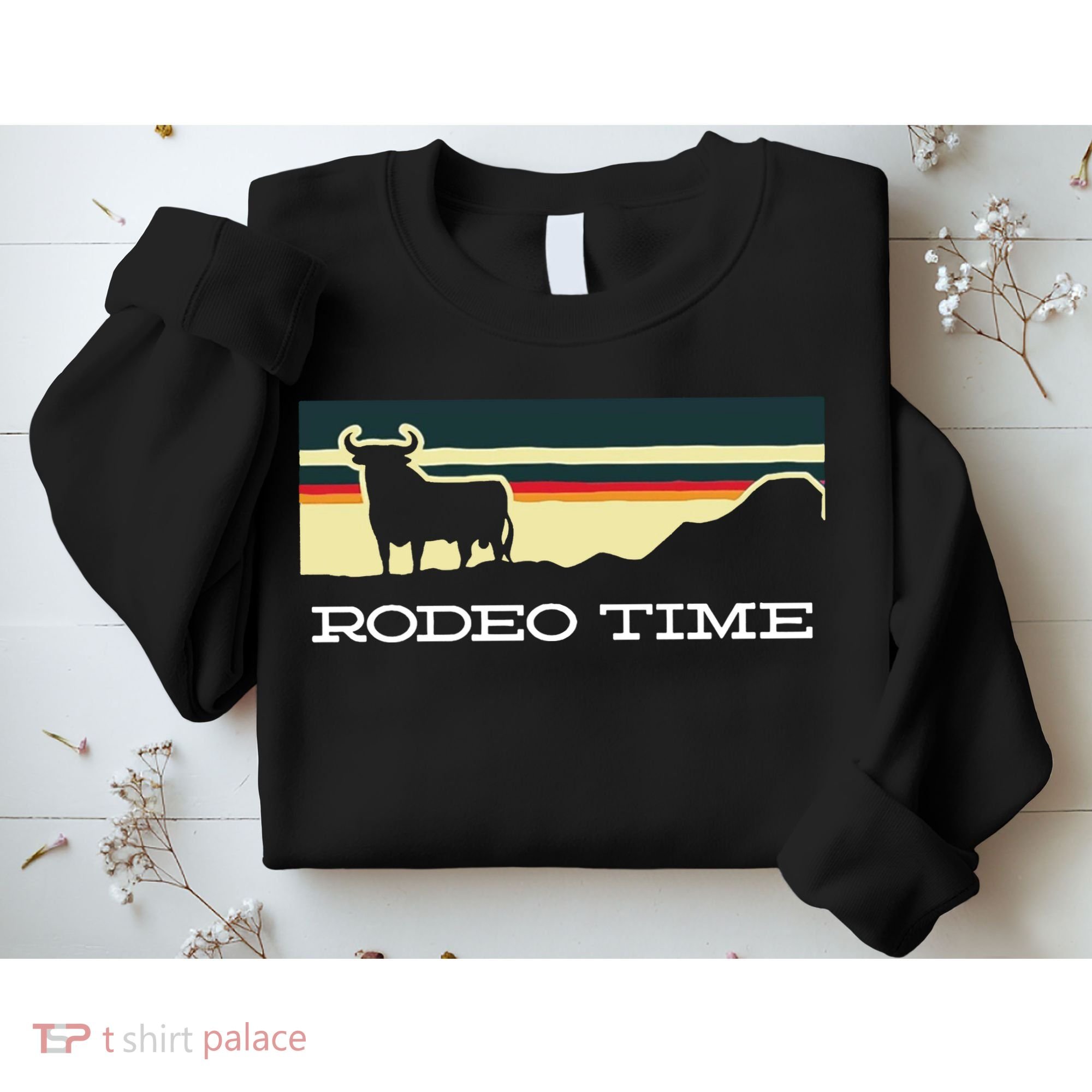 Rodeo Time Cowboy Wild West Cow Horseman Ranch Lasso Boots Sweatshirt