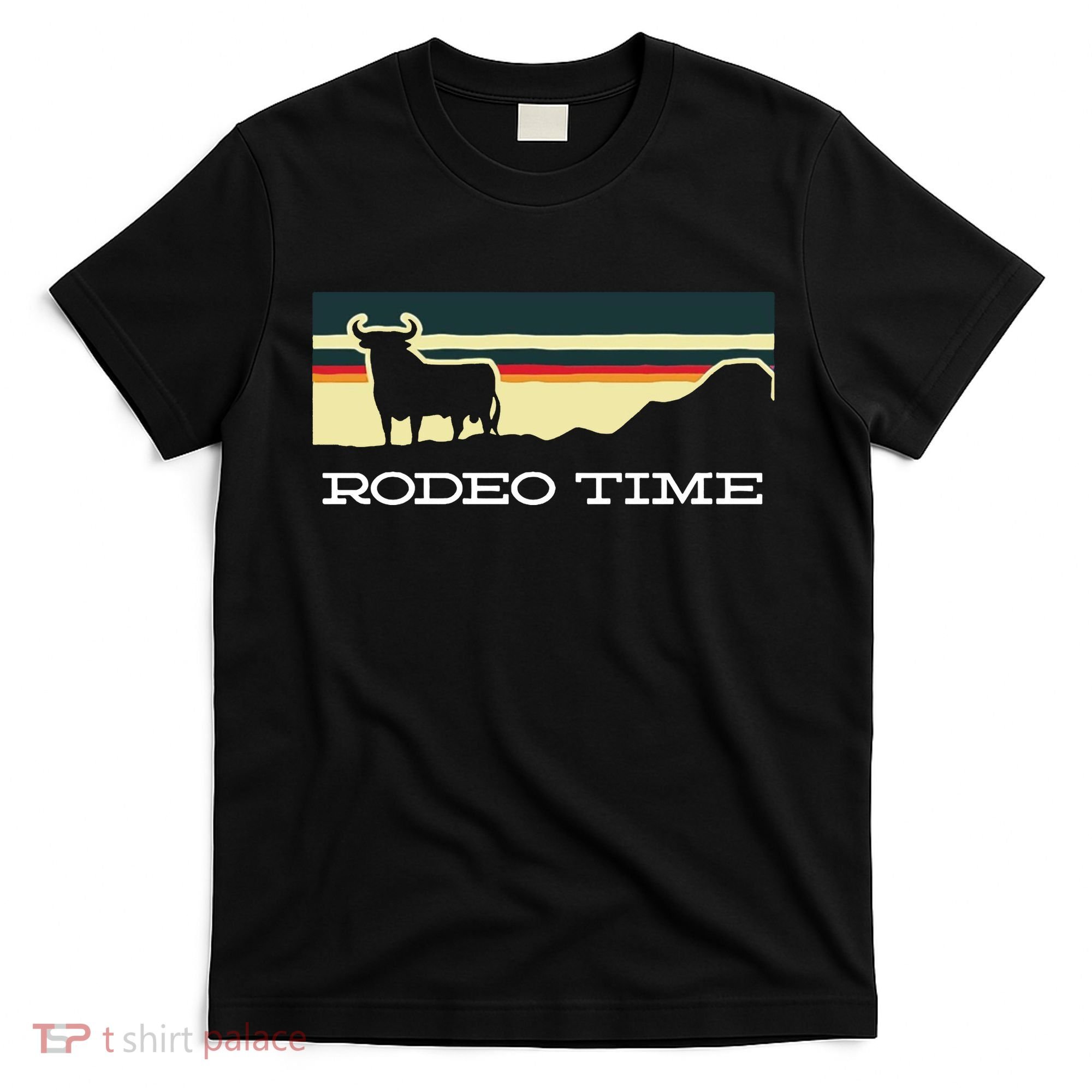 Rodeo Time Cowboy Wild West Cow Horseman Ranch Lasso Boots T-Shirt